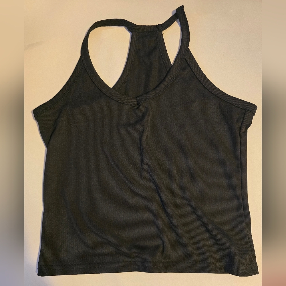 SHEIN Black Ribbed Tank Top - Picture 4 of 5